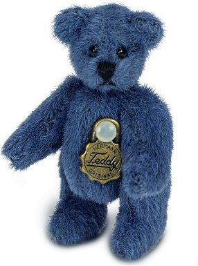 Teddy Hermann Mini Teddy blau 4 cm